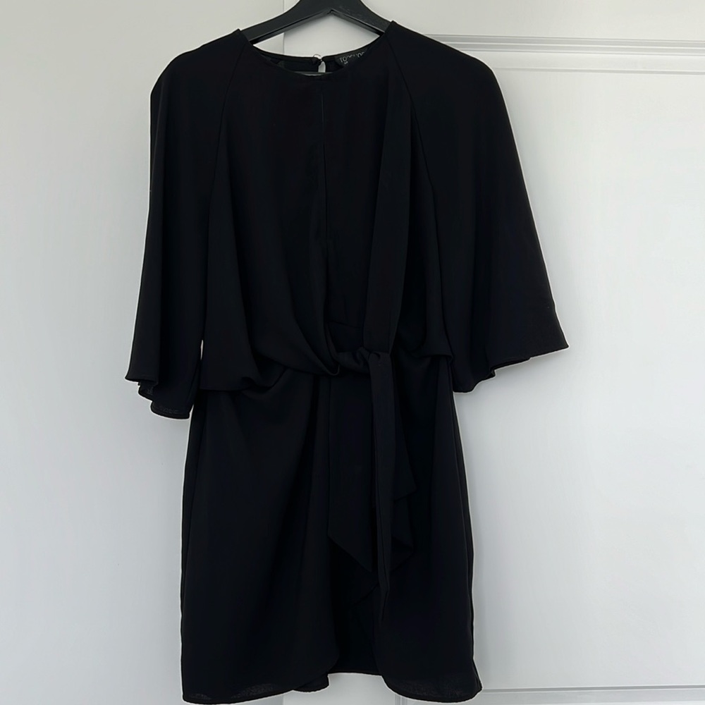 Black dress with tie